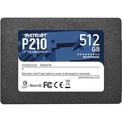 Patriot Memory P210 2.5" 512 Go Série ATA III