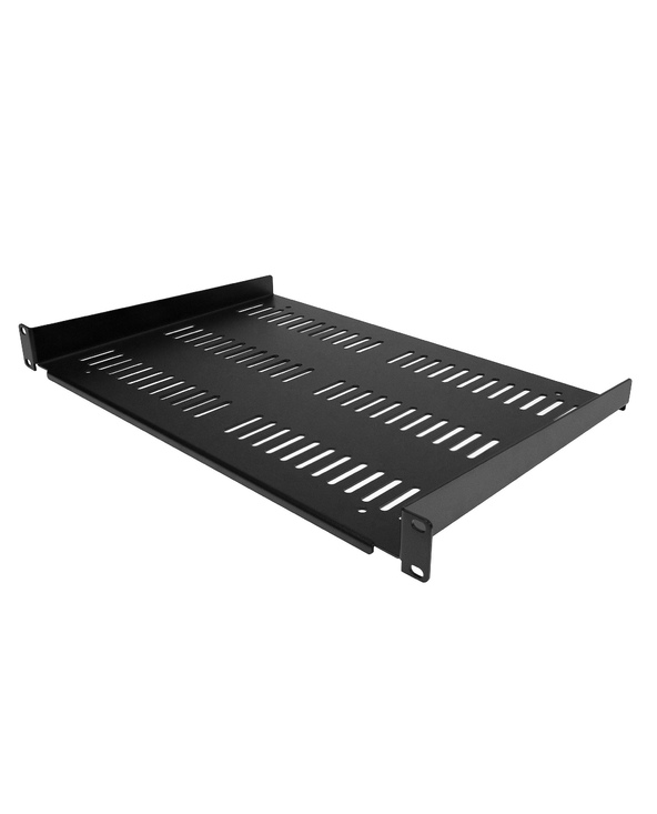 StarTech.com Étagère Rack 19 pouces 1U - Plateau Rackable Universel Ventilé - Étagère Baie de Brassage - Étagère Cantilever Rack