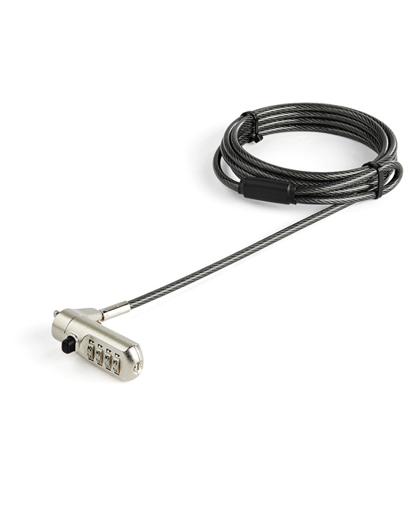 StarTech.com C‎âble de sécurité pour ordinateur portable - 2 m - Verrou à combinaison - Antivol Nano-Slot