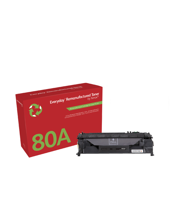 Everyday Toner remanufacturé Mono  de Xerox compatible avec HP 80A (CF280A), Capacité standard