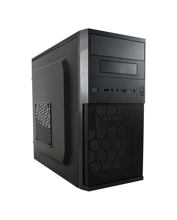 LC-Power LC-2004MB-V2-ON unité centrale Micro Tower Noir, Argent