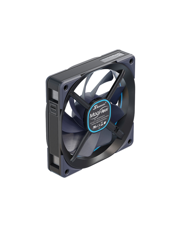 Seasonic MagFlow 1-Fan Kit Boitier PC Ventilateur 12 cm Noir 1 pièce(s)
