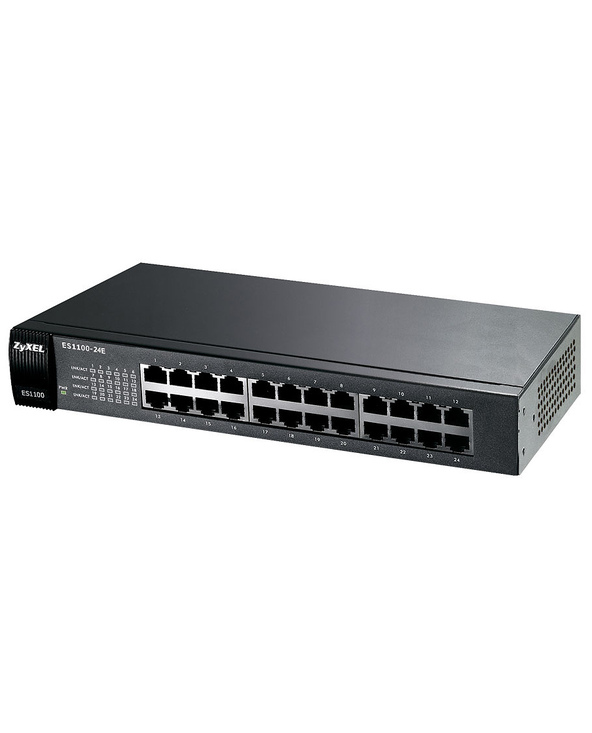 Zyxel ES1100-24E Non-géré Noir