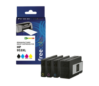 Freecolor K10452F7 cartouche d'encre 4 pièce(s) Compatible High (L) Yield Noir, Cyan, Magenta, Jaune
