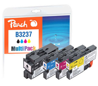 Peach 321008 cartouche d'encre 4 pièce(s) Noir, Cyan, Magenta, Jaune