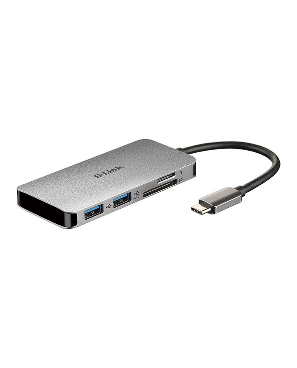 D-Link DUB-M610 station d'accueil Avec fil USB 3.2 Gen 1 (3.1 Gen 1) Type-C Aluminium, Noir