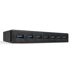 Lindy 43228 hub & concentrateur USB 3.2 Gen 1 (3.1 Gen 1) Type-A 5000 Mbit/s Noir