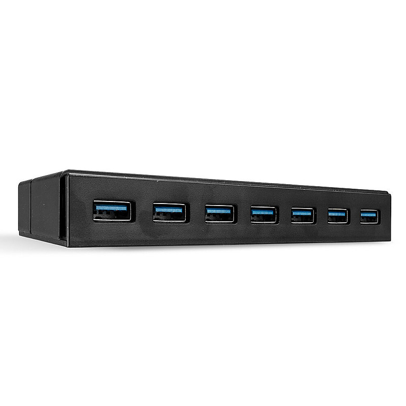 Lindy 43228 hub & concentrateur USB 3.2 Gen 1 (3.1 Gen 1) Type-A 5000 Mbit/s Noir