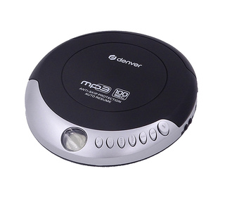 Denver DMP-391 Lecteur CD portable Noir, Gris