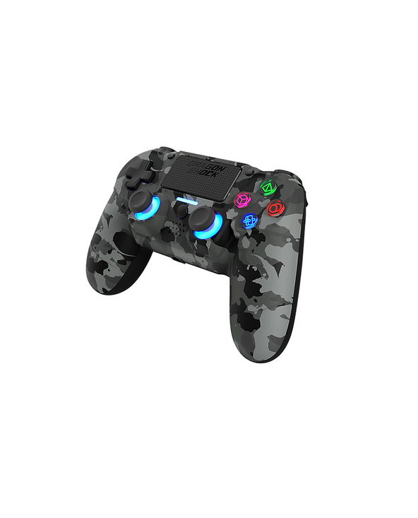 Dragonshock Mizar Camouflage, Gris Bluetooth Manette de jeu Analogique/Numérique PlayStation 4
