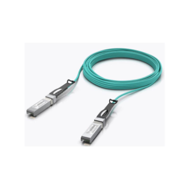 Ubiquiti UACC-AOC-SFP10-5M câble InfiniBand et à fibres optiques SFP+ Couleur aqua