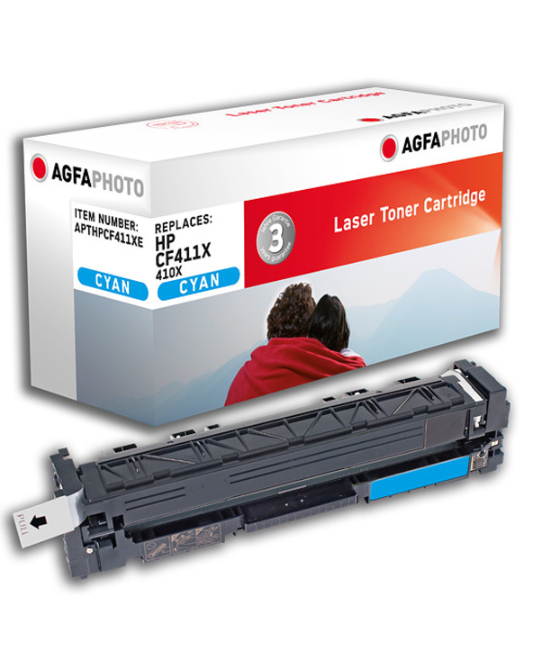 AgfaPhoto APTHPCF411XE Cartouche de toner 1 pièce(s) Compatible Cyan