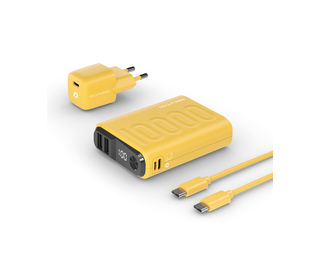 RealPower PB-10000 Lithium Polymère (LiPo) 10000 mAh Jaune