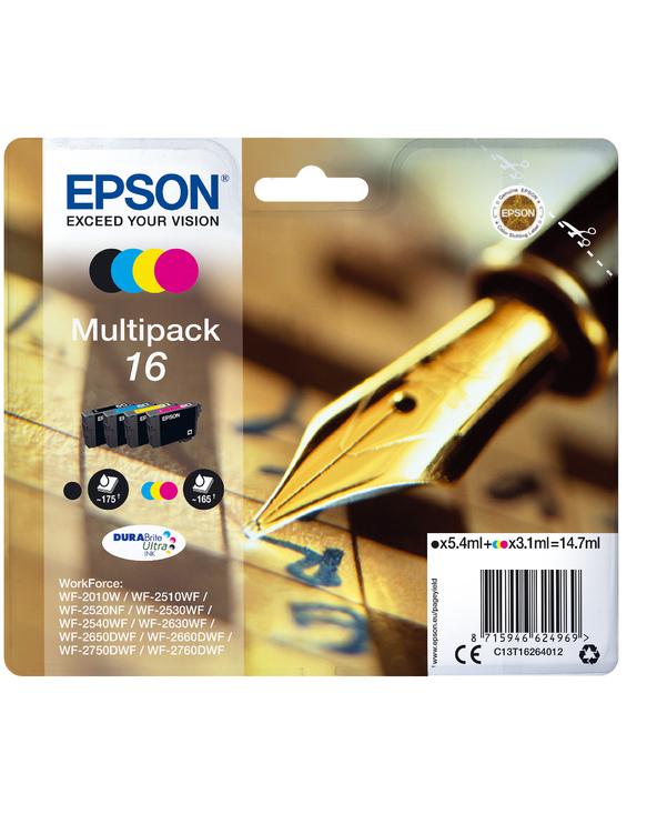 Epson Pen and crossword Multipack "Stylo à plume" 16 - Encre DURABrite Ultra N,C,M,J