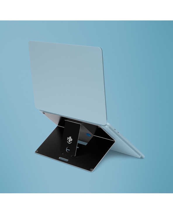 R-Go Tools Support pour ordinateur portable R-Go Riser Attachable, réglable, intégré à votre ordinateur portable, aluminium, noi