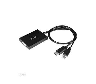 CLUB3D cac-1010 Displayport/usb DVI-I Daul link Noir, Blanc