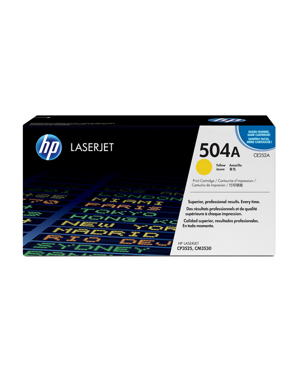 HP 504A toner LaserJet jaune authentique