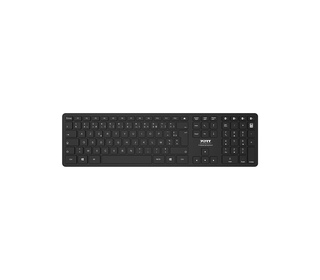 Port Designs 900903 clavier Maison RF sans fil + Bluetooth AZERTY Français Noir