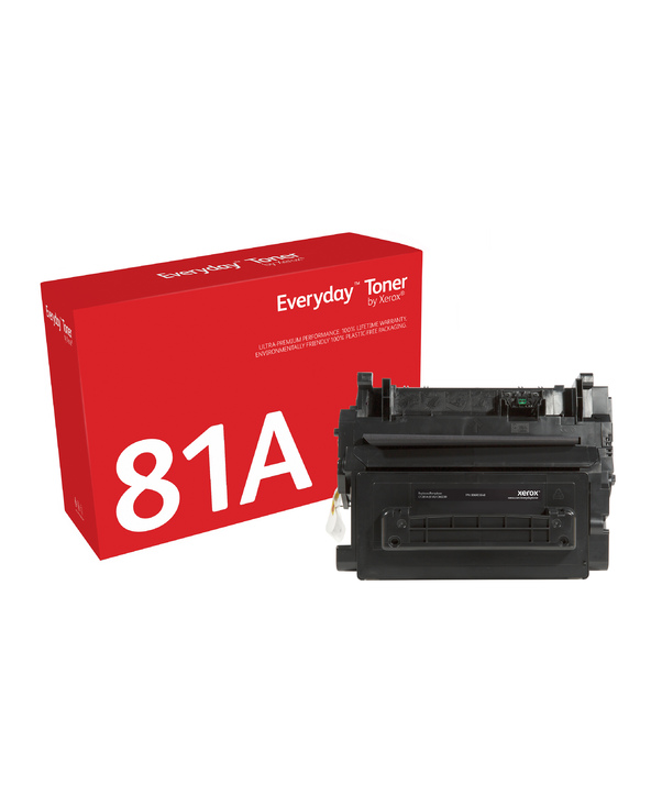 Everyday Toner Noir  de Xerox compatible avec HP 81A (CF281A/ CRG-039), Capacité standard