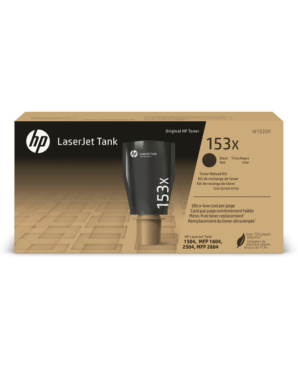 HP Kit de recharge de toner 153X authentique LaserJet Tank, noir