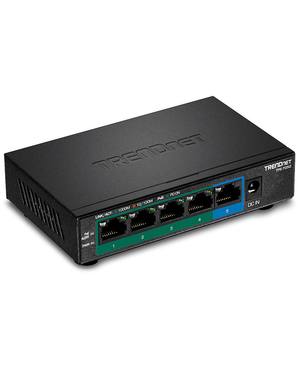 Trendnet TPE-TG52 commutateur réseau Non-géré Gigabit Ethernet (10/100/1000) Connexion Ethernet, supportant l'alimentation via c