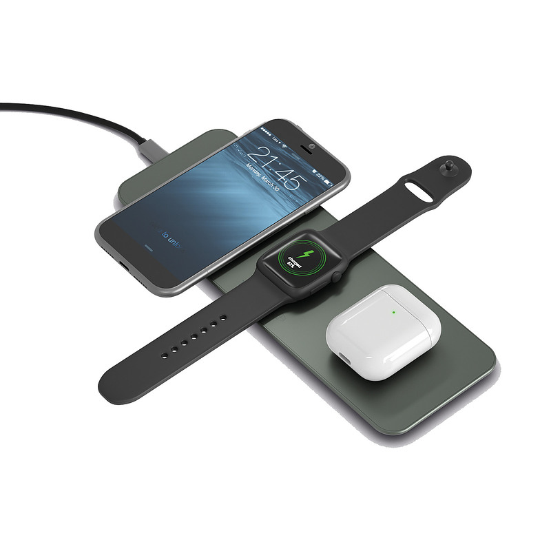 Terratec ChargeAIR All Écouteurs, Casque, Smartphone, Smartwatch Vert Recharge sans fil Charge rapide Intérieure