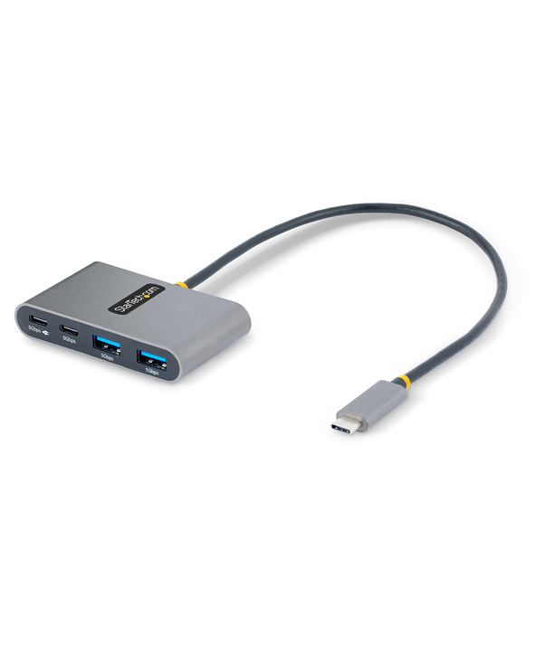 StarTech.com Hub USB-C à 4 Ports avec 100W Power Delivery Pass-Through - Hub USB 3.0 4 Ports - USB-C vers USB-A - Hub USB Type-C