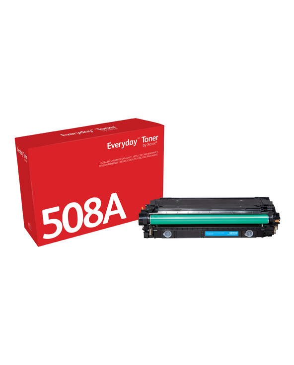 Everyday Toner Cyan  de Xerox compatible avec HP 508A (CF361A/ CRG-040C), Capacité standard