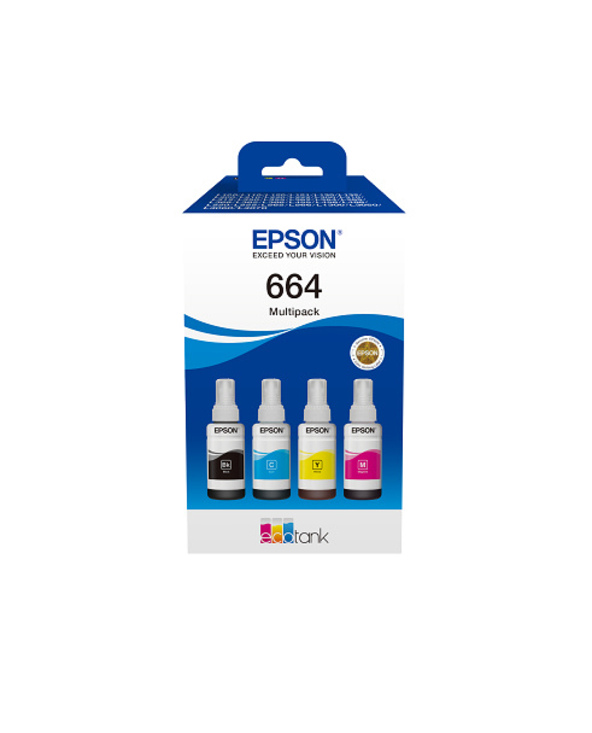 Epson C13T66464A cartouche d'encre 4 pièce(s) Original Noir, Cyan, Magenta, Jaune