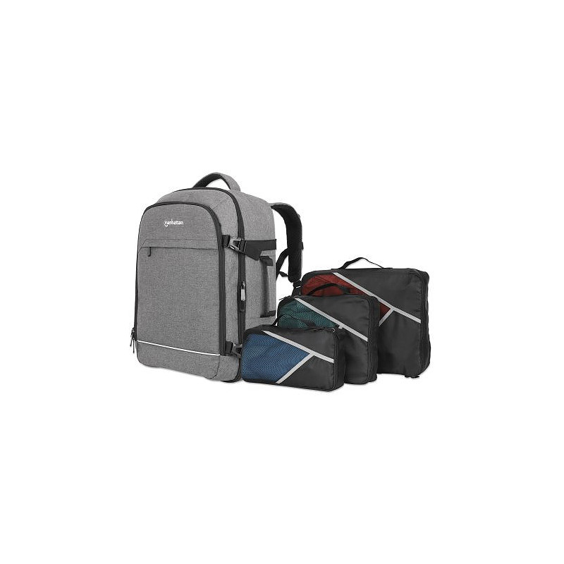 Manhattan 440370 sacoche d'ordinateurs portables 43,9 cm (17.3") Sac à dos Gris