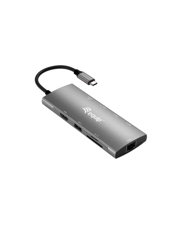 Equip 133490 station d'accueil Avec fil USB 3.2 Gen 1 (3.1 Gen 1) Type-C Gris