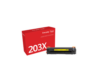 Everyday Toner Jaune  de Xerox compatible avec HP 202X (CF542X/CRG-054HY), Grande capacité