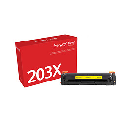Everyday Toner Jaune  de Xerox compatible avec HP 202X (CF542X/CRG-054HY), Grande capacité