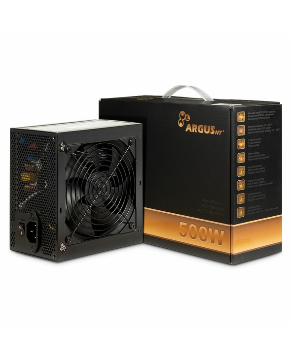 Inter-Tech ArgusNT BPS-500 unité d'alimentation d'énergie 500 W 20+4 pin ATX ATX Noir