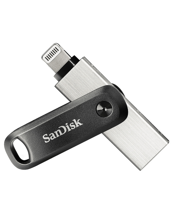 SanDisk iXpand lecteur USB flash 64 Go USB Type-A / Lightning 3.2 Gen 2 (3.1 Gen 2) Noir, Argent