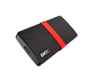 Emtec X200 256 Go Noir, Rouge