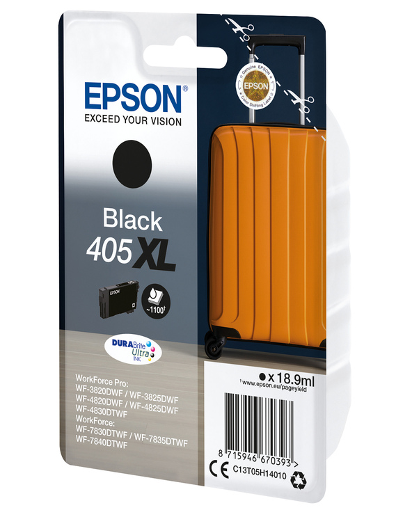 Epson Singlepack Black 405XL DURABrite Ultra Ink
