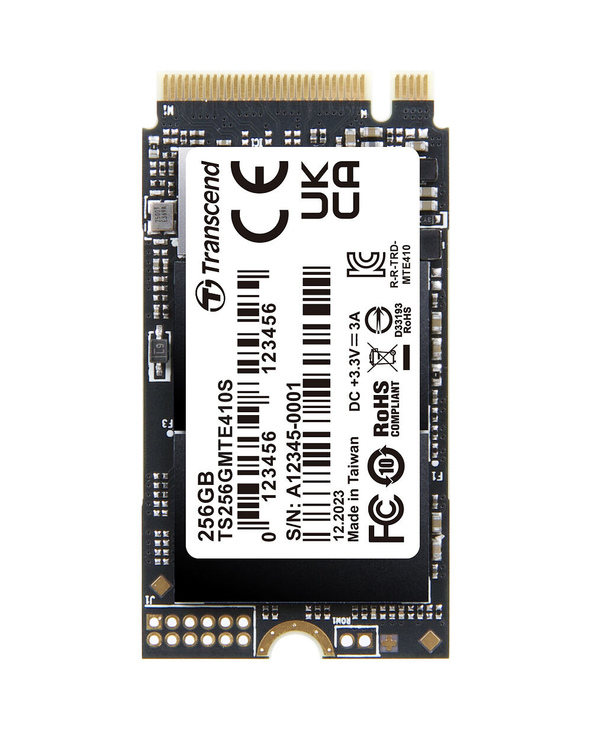 Transcend PCIe SSD 410S M.2 256 Go PCI Express 4.0 NVMe 3D NAND