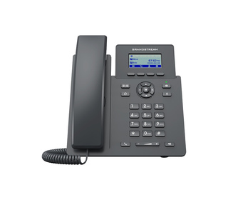 Grandstream Networks GRP2601P téléphone fixe Noir 2 lignes LCD