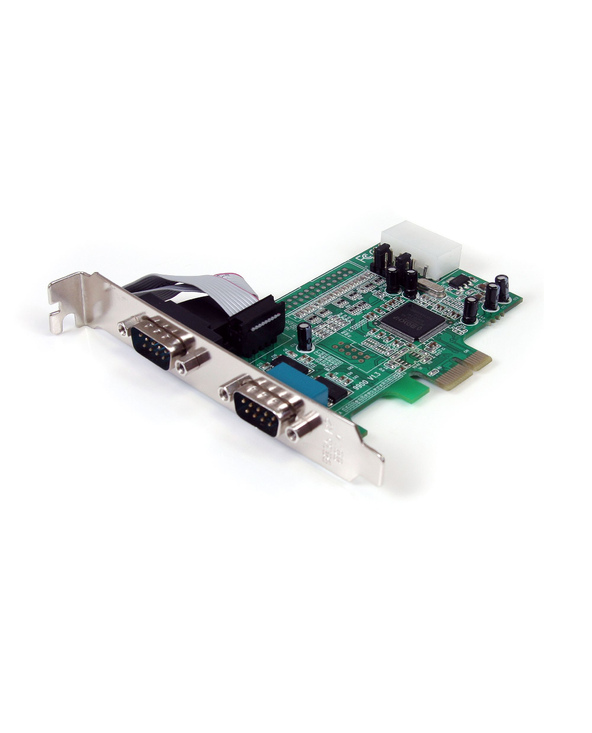 StarTech.com Carte PCI Express à 2 ports série RS232 DB9 avec UART 16550
