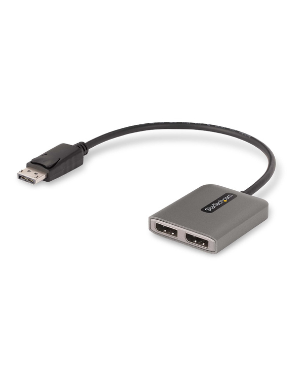 StarTech.com Répartiteur DisplayPort 1.4 pour Deux Moniteurs, Adaptateur DisplayPort vers 2x DP pour Plusieurs Moniteurs, Hub MS