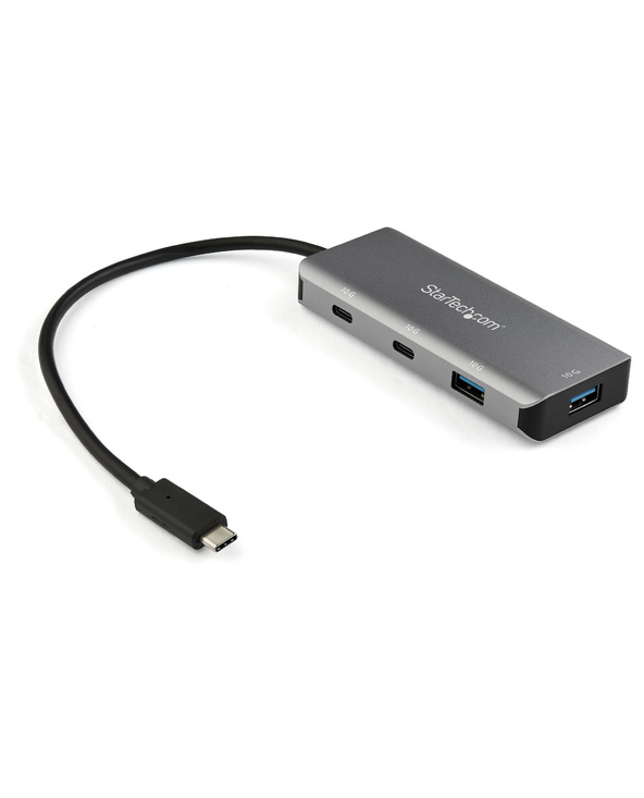 StarTech.com Hub USB-C 4 Ports - 2x USB-A et 2x USB-C - Hub SuperSpeed 10Gbps USB Type-C 3.2 Gen 2 - Alimentation Bus USB - Adap