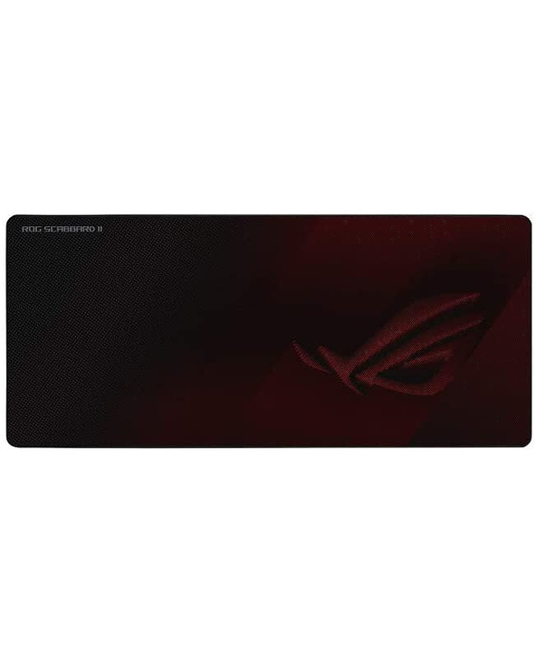 ASUS ROG Strix Scabbard II Tapis de souris de jeu Noir, Rouge
