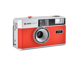 AgfaPhoto 603001 caméra vidéo Caméra-film compact 35 mm Rouge, Argent