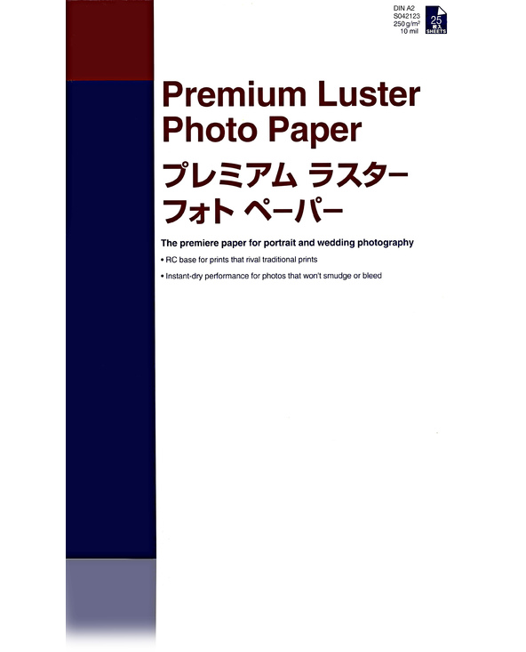 Epson Pap Photo Premium Lustré 235g 25f. A2 (0,420x594mm)