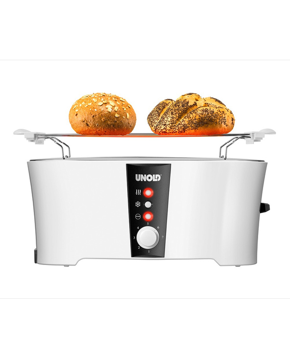 Unold Design Dual 4 part(s) 1350 W Noir, Blanc