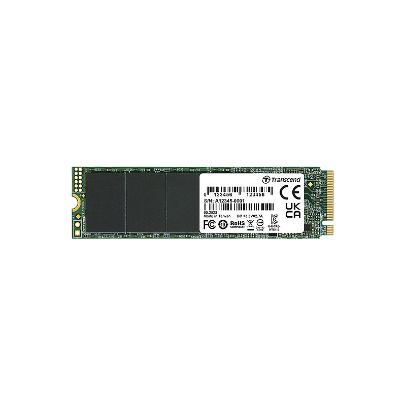 Transcend 115S M.2 500 Go PCI Express 3.0 NVMe 3D NAND