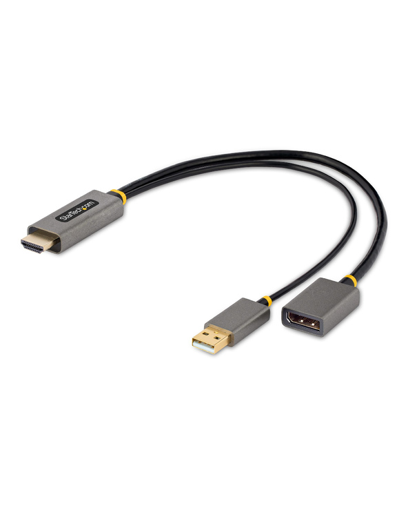 StarTech.com Adaptateur HDMI vers DisplayPort - Adaptateur HDMI vers DisplayPort de 30cm - Câble HDMI vers Displayport, Alimenta