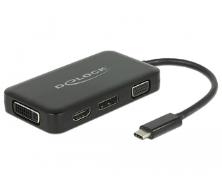 DeLOCK 63929 station d'accueil USB 2.0 Type-C Noir