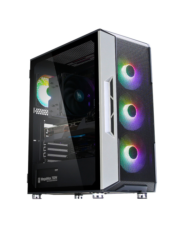 Zalman I3 Neo ATX Mid Tower PC Case Mesh front for efficient cooling Pre-installed fan 3 Midi Tower Noir